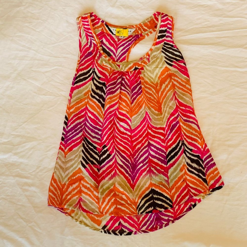 Trina Turk Silk Sleeveless Top Women's Size 0